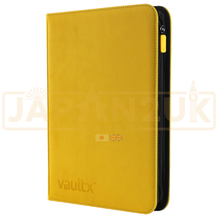 Vault X - 9-Pocket Exo-Tec® - Zip Binder - Sunrise Yellow