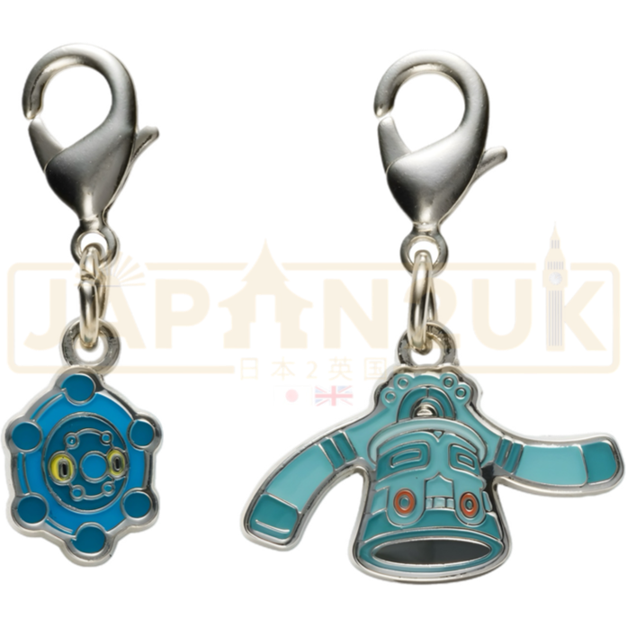 Pokemon Center Japan - 0436 / 0437 Bronzor & Bronzong Metal Charm/Keychain