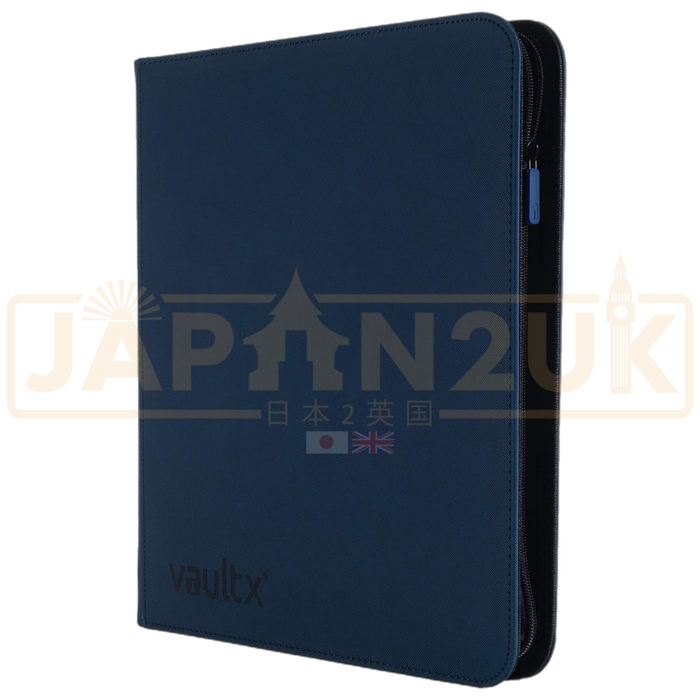 Vault X - 12-Pocket Exo-Tec® - Zip Binder - Royal Blue