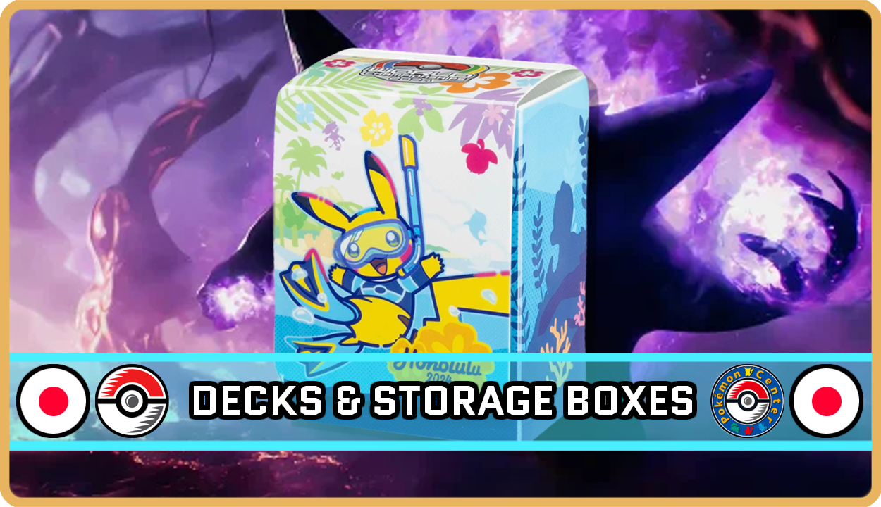 Japanese Pokemon Center Original Card Deck Cases & Storage Boxes