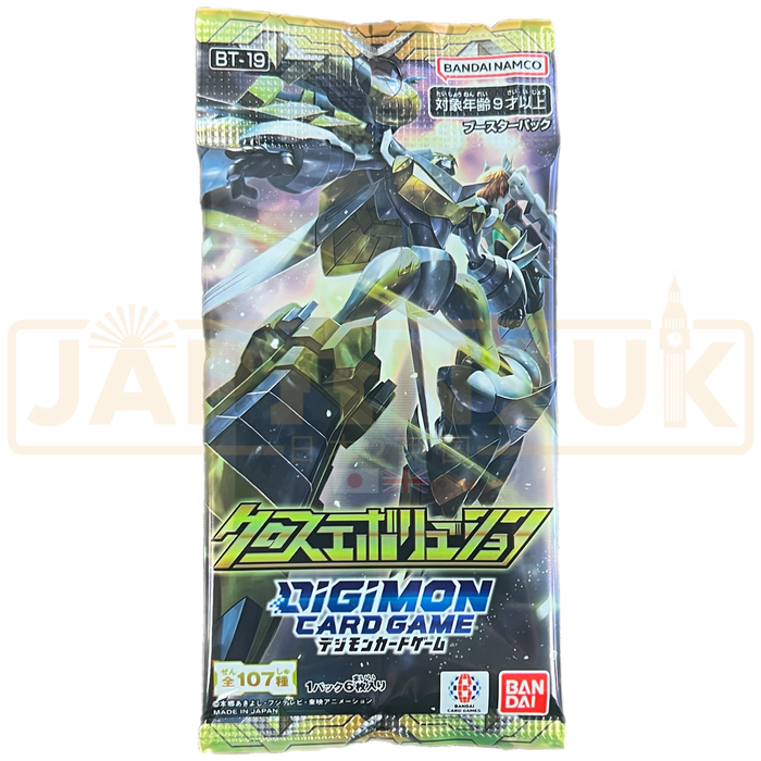 Digimon Cross Evolution BT-19 Japanese Booster Pack