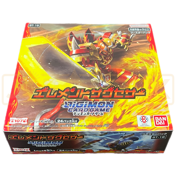 Digimon Elemental Successor BT-18 Japanese Booster Box