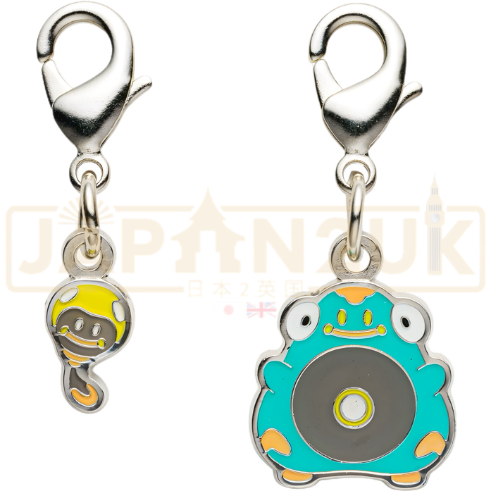 Pokemon Center Japan - 0938 / 0939 Tadbulb & Bellibolt Metal Charm/Keychain