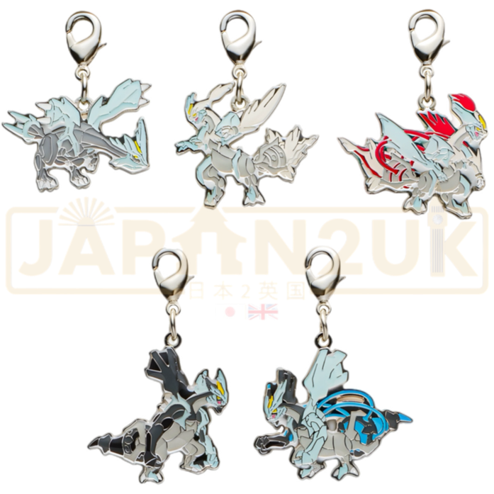 Pokemon Center Japan - 0646 Kyurem (All Forms) Metal Charm/Keychain