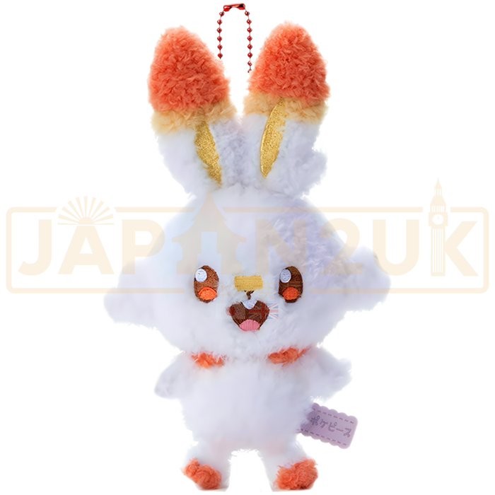 Pokemon Center Japan - 0813 Scorbunny Poke Peace Keychain Plush