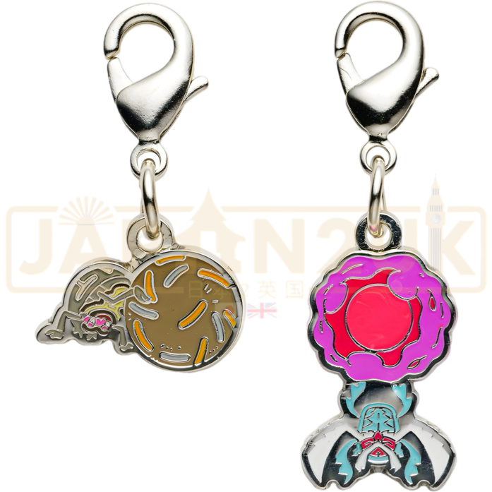 Pokemon Center Japan - 0953 / 0954 Rellor & Rabsca Metal Charm/Keychain