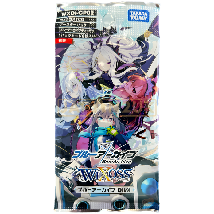 Wixoss TCG Blue Archive DIVA WXDi-CP02 Japanese Booster Pack
