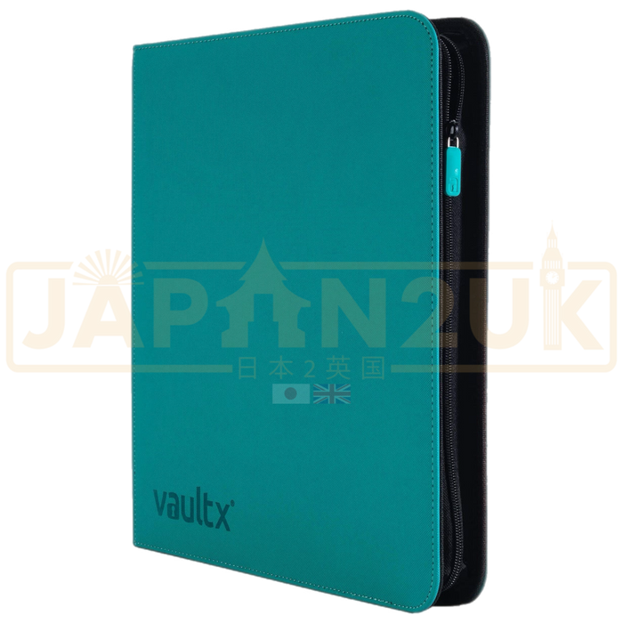 Vault X - 12-Pocket Exo-Tec® XL - Zip Binder - Ocean Blue