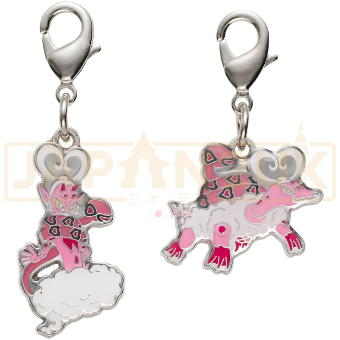 Pokemon Center Japan - 0905 Enamorus (Both Forms) Metal Charm/Keychain