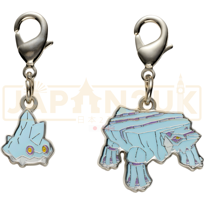 Pokemon Center Japan - 0712 / 0713 Bergmite & Avalugg Metal Charm/Keychain