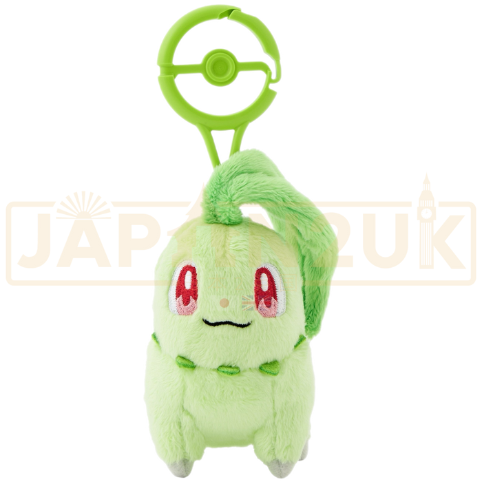 Pokemon Center Japan - 0152 Chikorita Carabiner Keychain Plush