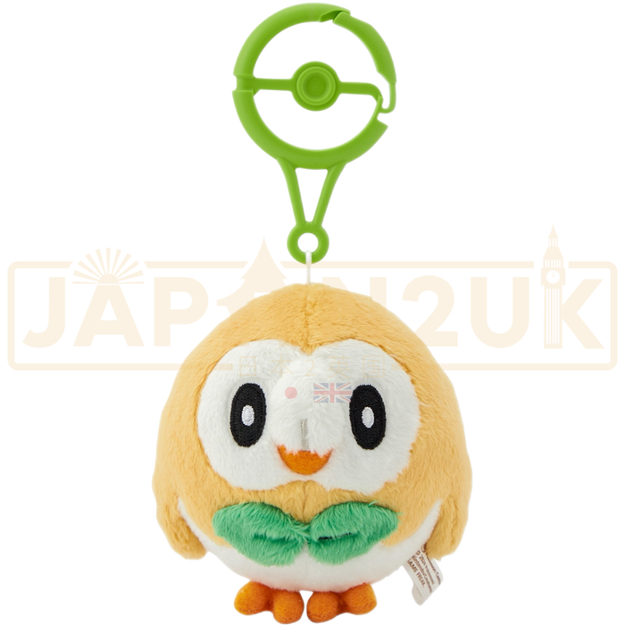 Pokemon Center Japan - 0722 Rowlet Carabiner Keychain Plush