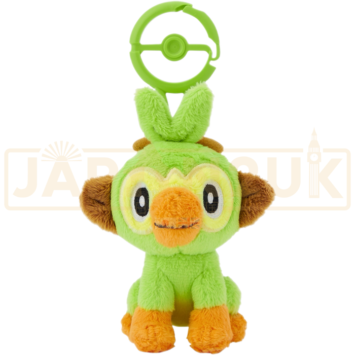 Pokemon Center Japan - 0810 Grookey Carabiner Keychain Plush