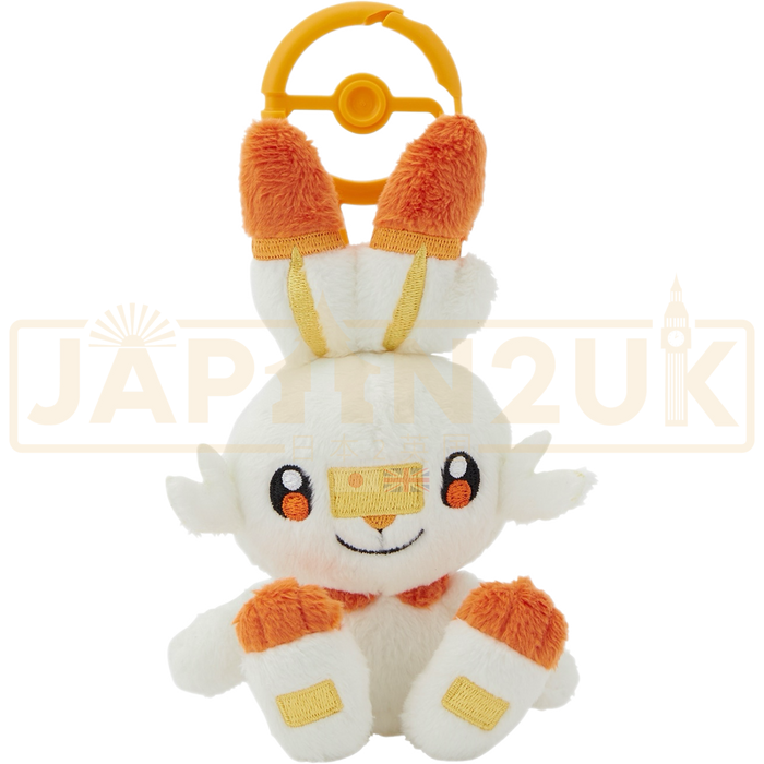 Pokemon Center Japan - 0813 Scorbunny Carabiner Keychain Plush