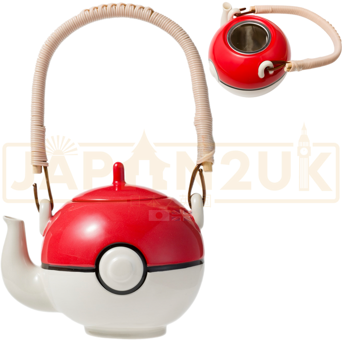 Pokemon Center Japan Pokeball Ceramic Tea Pot