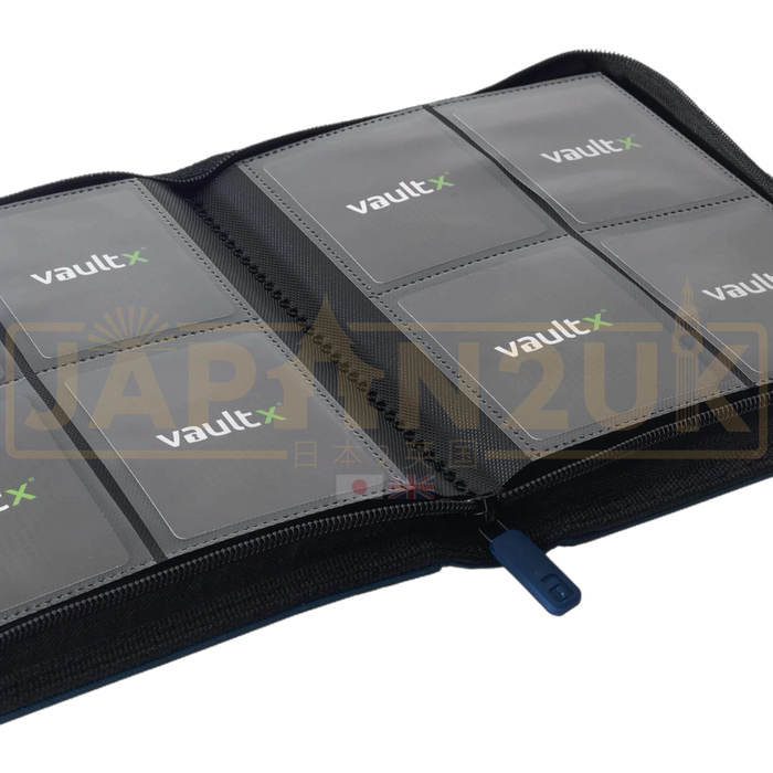 Vault X - 4-Pocket Exo-Tec® - Zip Binder - Royal Blue