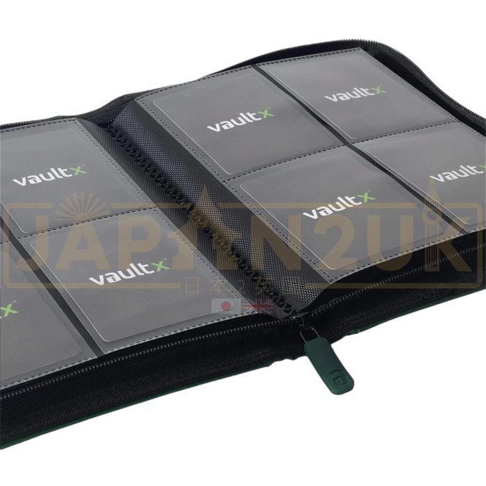 Vault X - 4-Pocket Exo-Tec® - Zip Binder - Forest Green