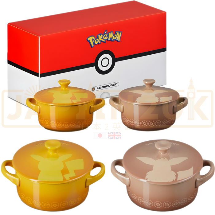 Pokemon Center Japan x Le Creuset Mini Cocotte Set