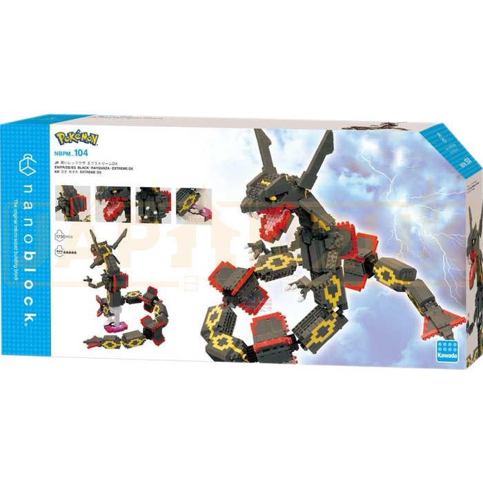 Nanoblock Pokemon - Black Rayquaza Extreme DX NBPM_104