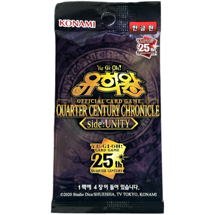 Yu-Gi-Oh! Quarter Century Chronicle Side: Unity QCCU-KR Korean Booster Pack