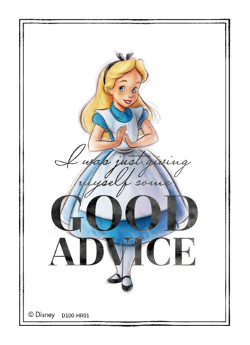 Cardfun Joyful Alice Lenticular Card Disney 100 D100-HR01