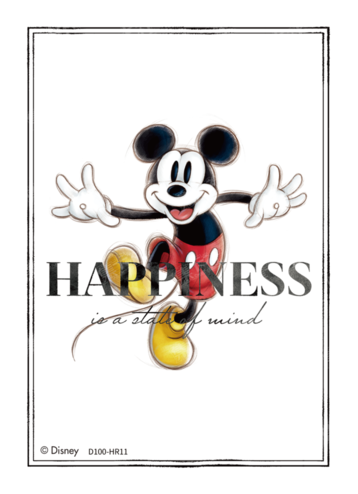 Cardfun Joyful Mickey Mouse Lenticular Card Disney 100 D100-HR11