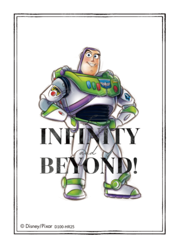 Cardfun Joyful Buzz Lightyear Lenticular Card Disney 100 D100-HR25