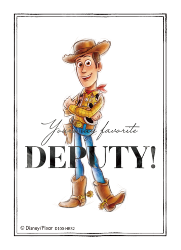 Cardfun Joyful Woody Lenticular Card Disney 100 D100-HR32