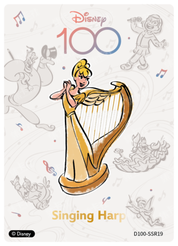 Cardfun Joyful Singing Harp Band Card Disney 100 D100-SSR19