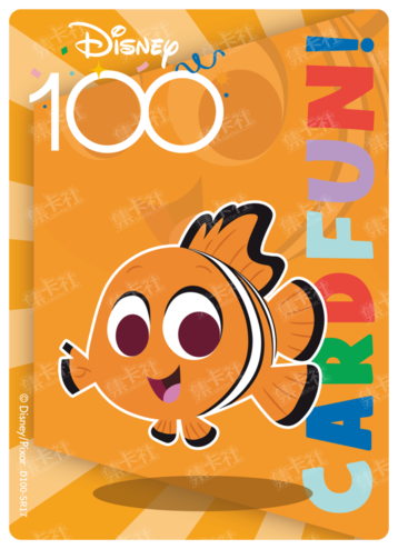 Cardfun Joyful Nemo Rainbow Card Disney 100 D100-SR17