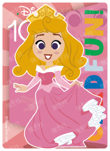 Cardfun Joyful Aurora Rainbow Card Disney 100 D100-SR42