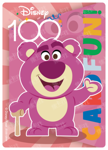 Cardfun Joyful Lotso Rainbow Card Disney 100 D100-SR44