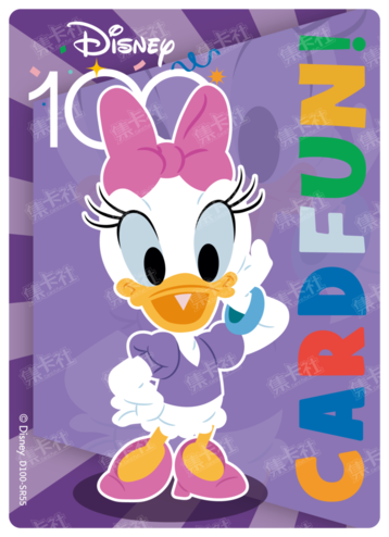 Cardfun Joyful Daisy Rainbow Card Disney 100 D100-SR55