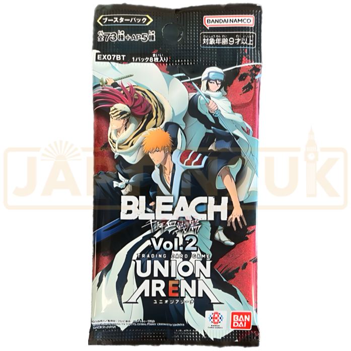 Union Arena BLEACH Millennium Blood War Vol 2 EX07BT Japanese Booster Pack