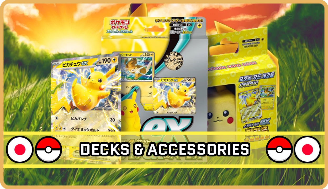 Pokemon Japanese Decks, Sets & Magazines