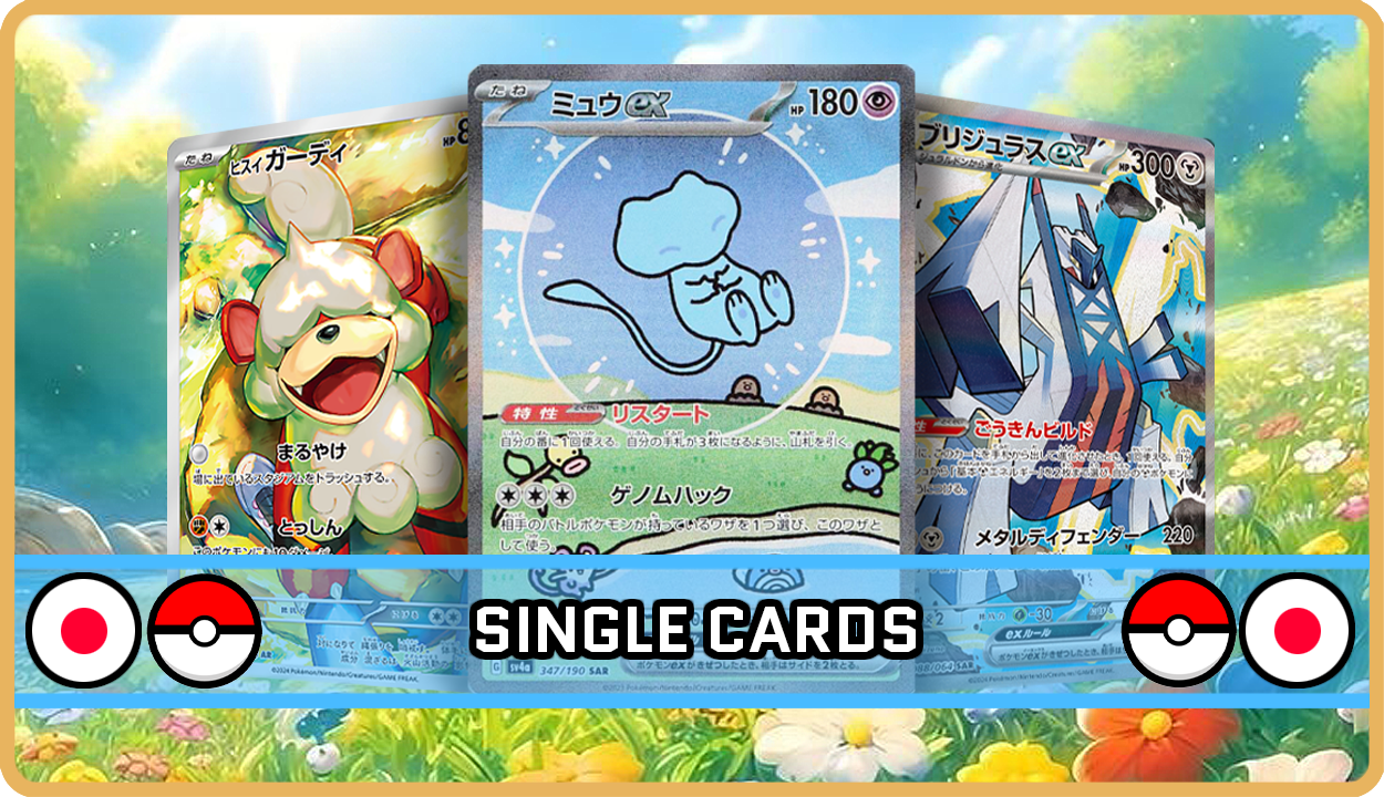 Pokemon Japanese Single Cards