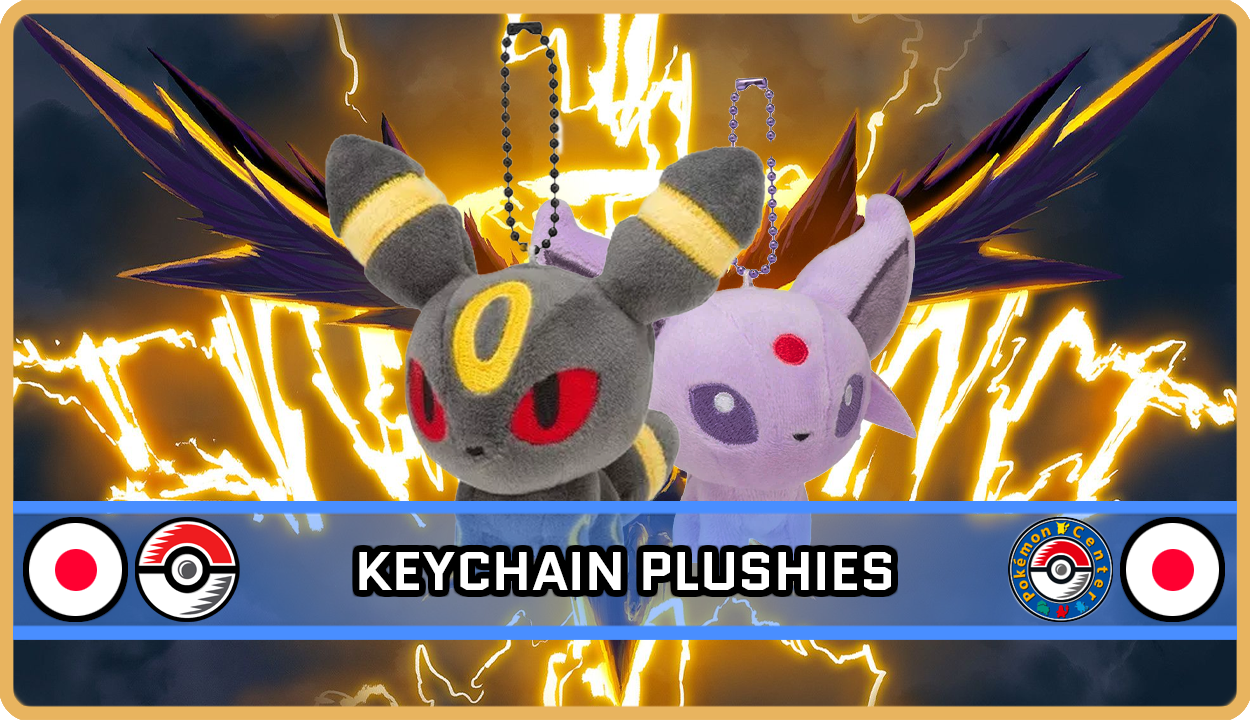 Japanese Pokemon Center Original Keychain Plushies