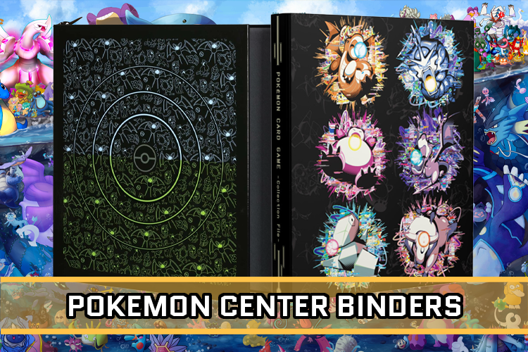 Japanese Pokemon Center Original Card Binders & Binder Pages