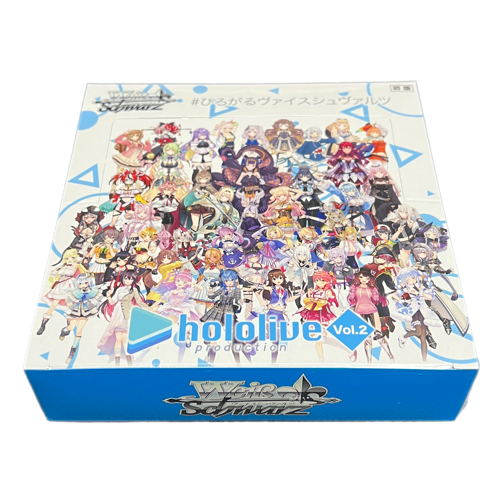 Weiss outlets Schwarz: Hololive Production Vol. 2 English 2x Two Booster Box IN HAND