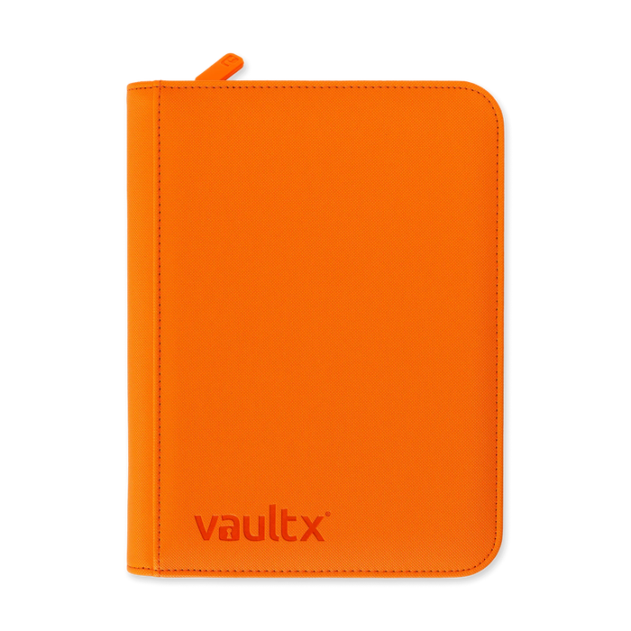 Vault X - 4-Pocket Exo-Tec® - Zip Binder - Orange