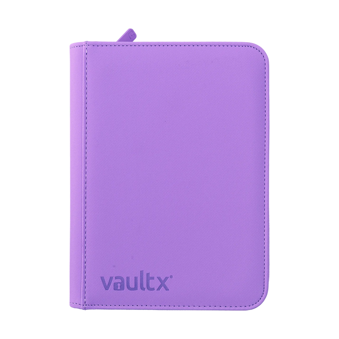 Vault X - 4-Pocket Exo-Tec® - Zip Binder - Purple