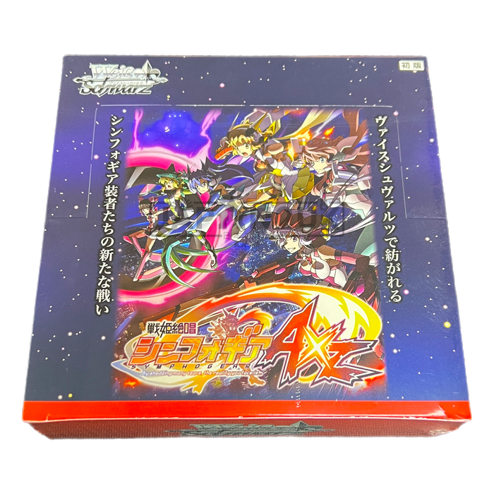 Weiss Schwarz Senki Zessho Symphogear AXZ Japanese Booster Box